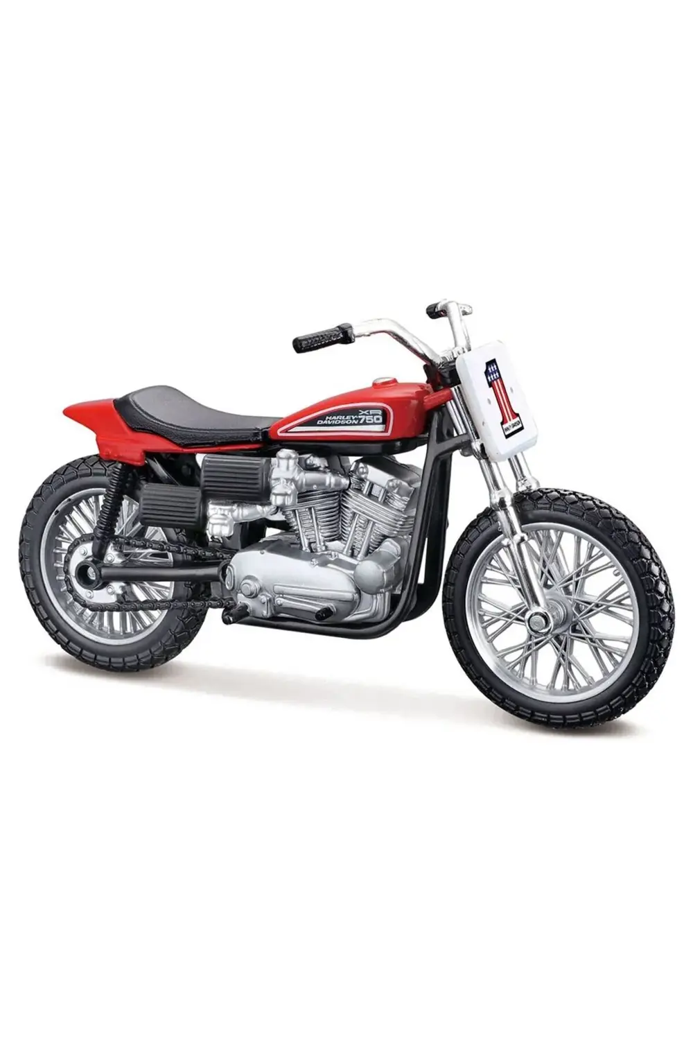 Harley-Davidson 1972 XR750 Racing Bike Motosiklet 1:18