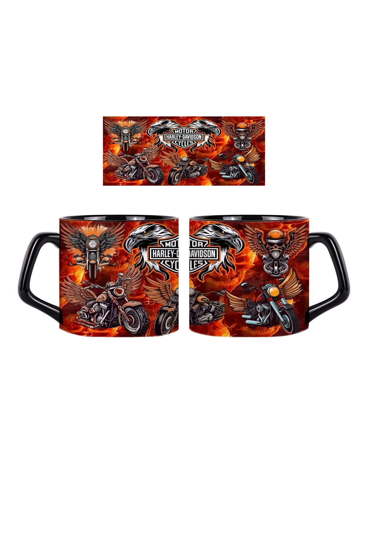 Harley Davidson Kupa Bardak | Tek Adet 0198
