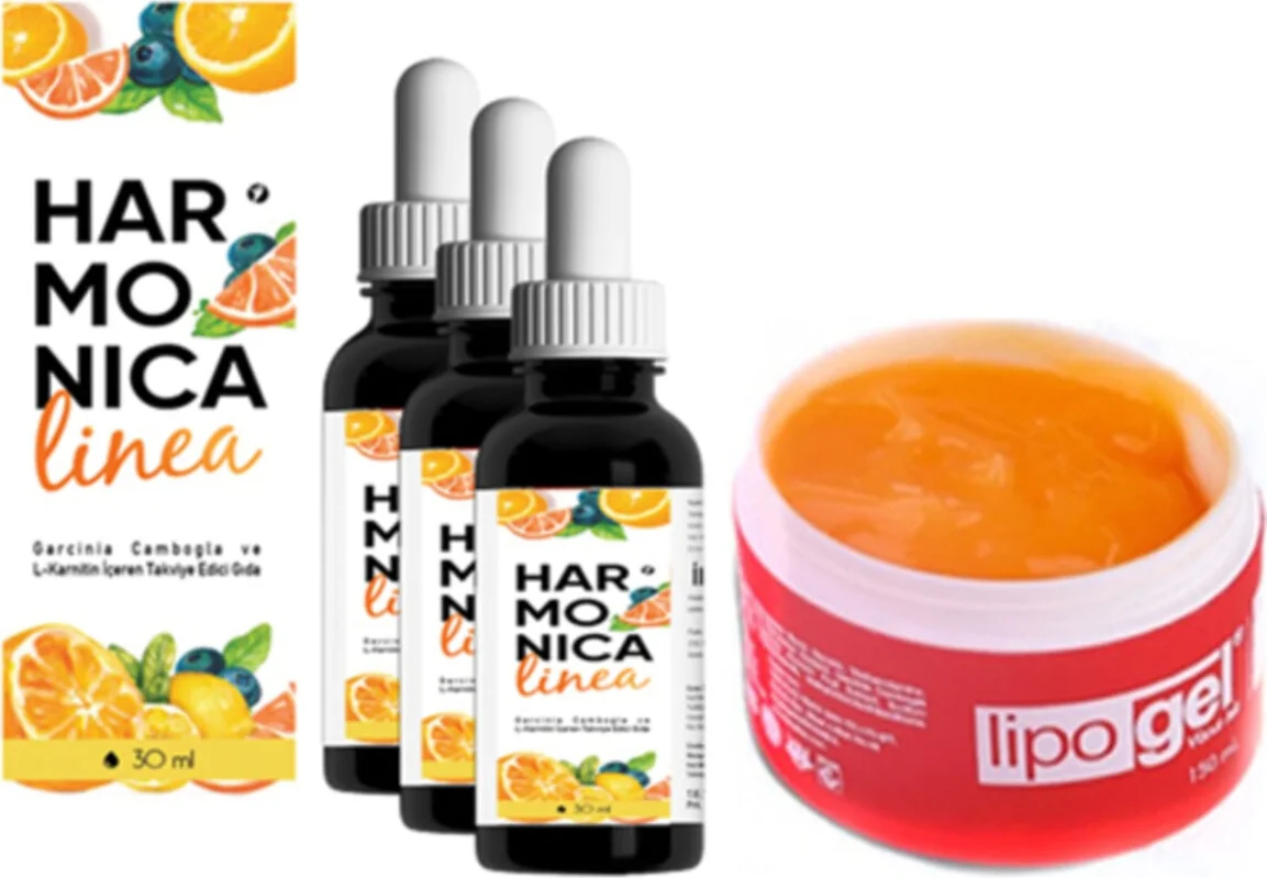 Harmonica Linea Damla & Lipo Gel Seti – Saç Dökülmesi ve Cilt Bakımı İçin Etkili Çözüm