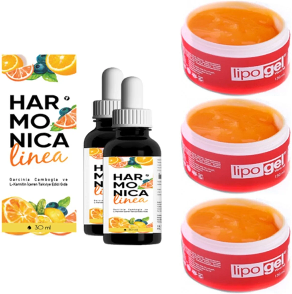Harmonica Linea Dudak Dolgusu Seti – 30ml Damla 2 Ad + 150ml Lipo Gel 3 Adet