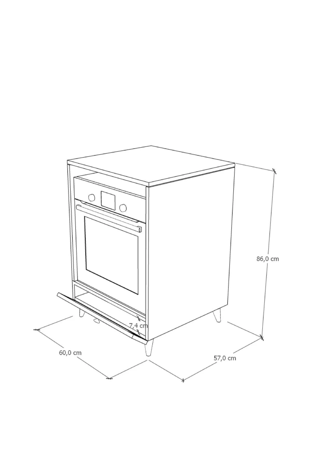 Harmony Ankastre Modülü Ankastre Fırın Dolabı Ankastre Dolabı Ank
