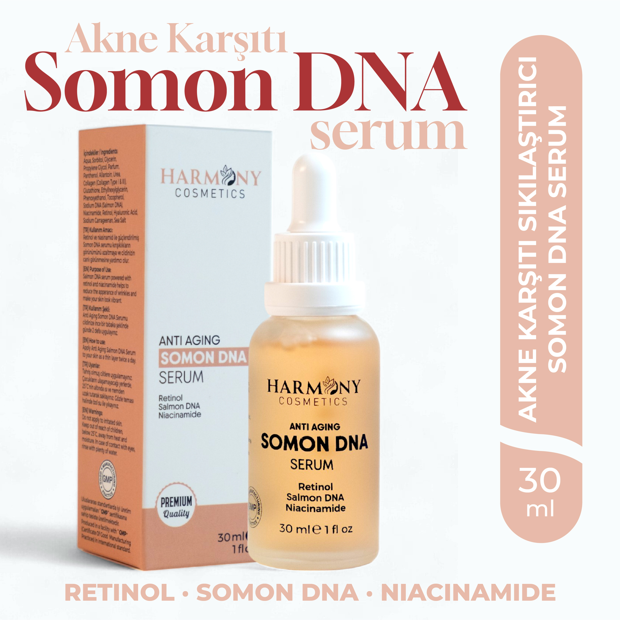 Harmony Cosmetics Türkiye Harmony Cosmetics - Somon Dna - Sikilaştirici Serum