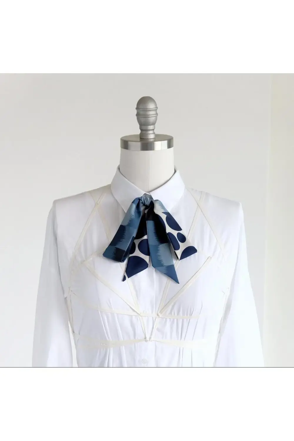 Harmony Eşarp Mavi Desenler