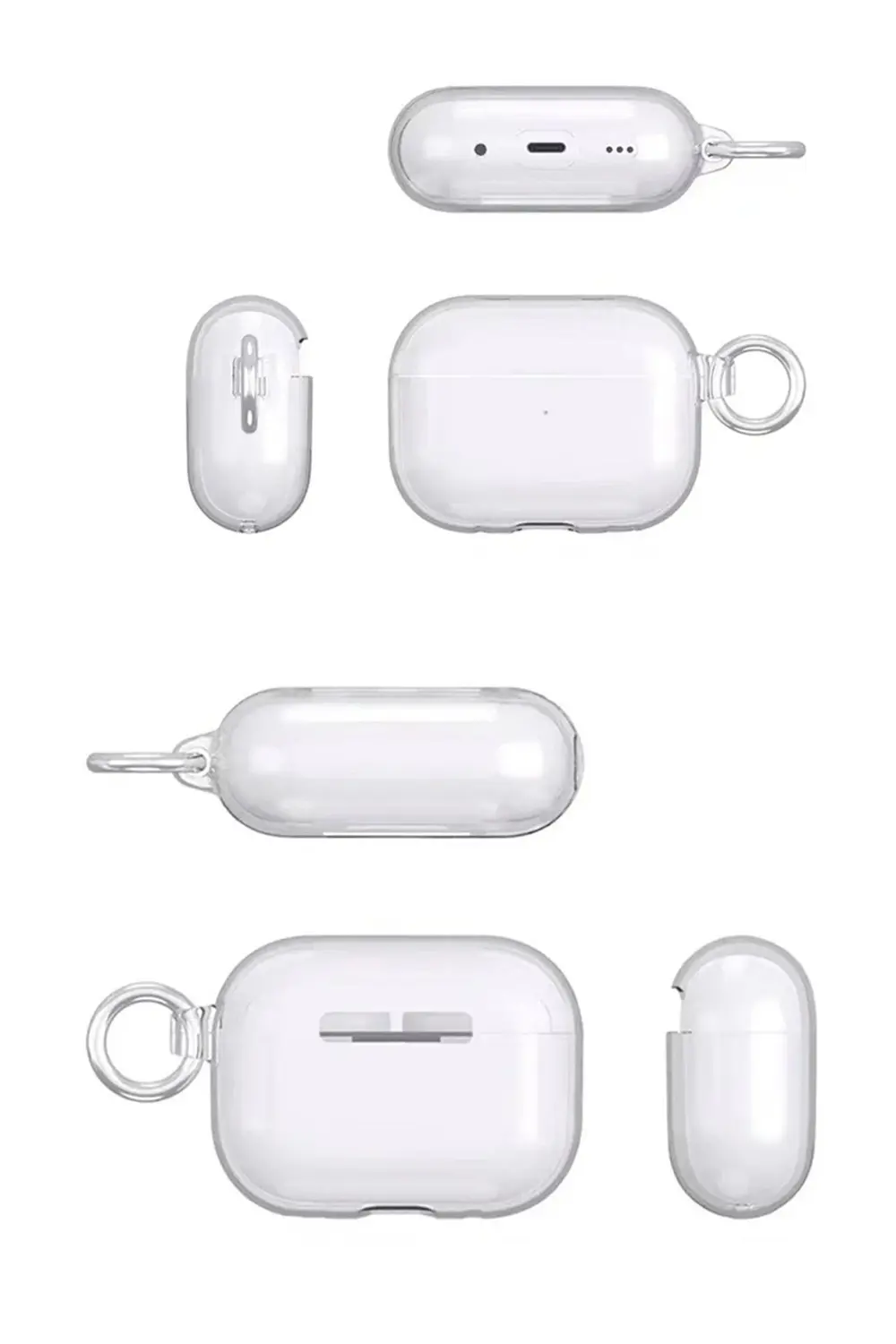 HarmonyAura Airpods Pro 2 (2.nesil) Shell Kılıf - Siyah