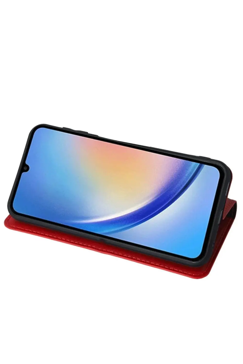 HarmonyAura Apple iPhone 15 Trend S Plus Kapaklı Kılıf - Taba