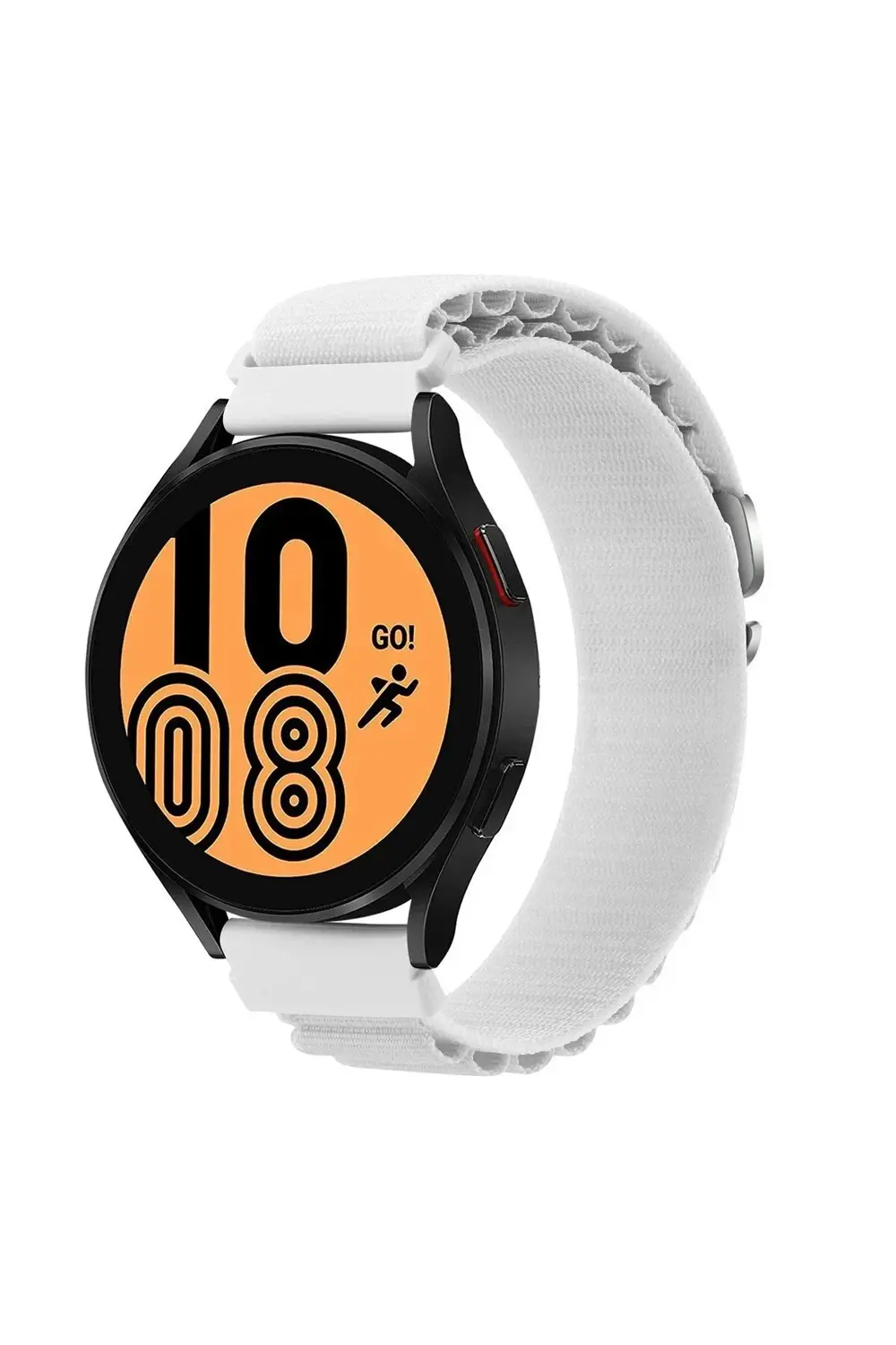 HarmonyAura Watch 20mm KR410 Kumaş Kordon - Kırmızı