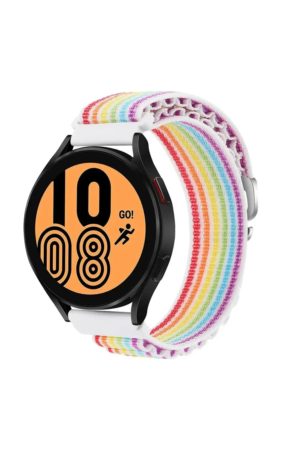 HarmonyAura Watch 22mm KR410 Kumaş Kordon - Gökkuşağı