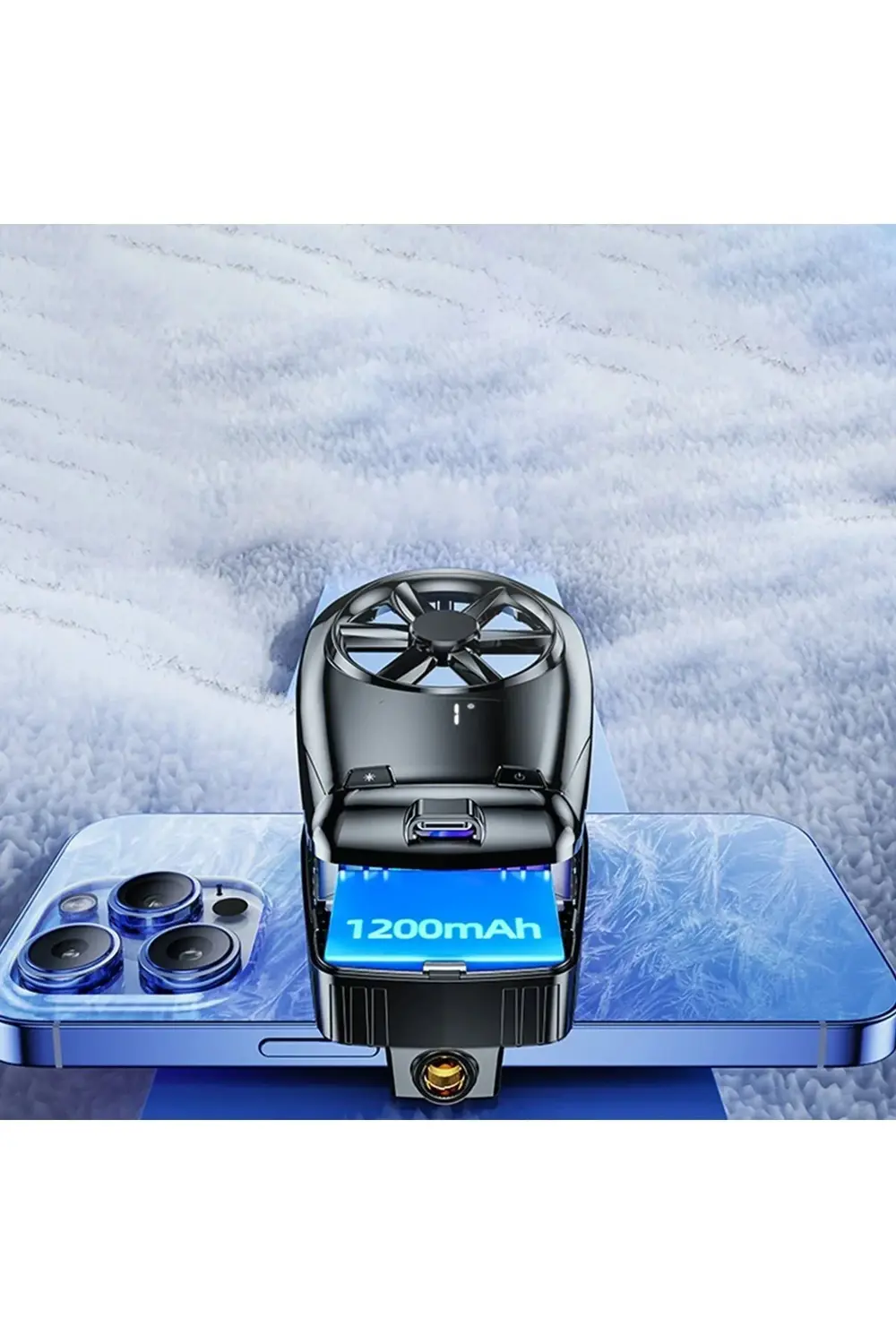 HarmonyAura X110 Radyatör Telefon Soğutucu Fan - Siyah HarmonyAura X110 Radyatör Telefon Soğutucu Fan - Siyah