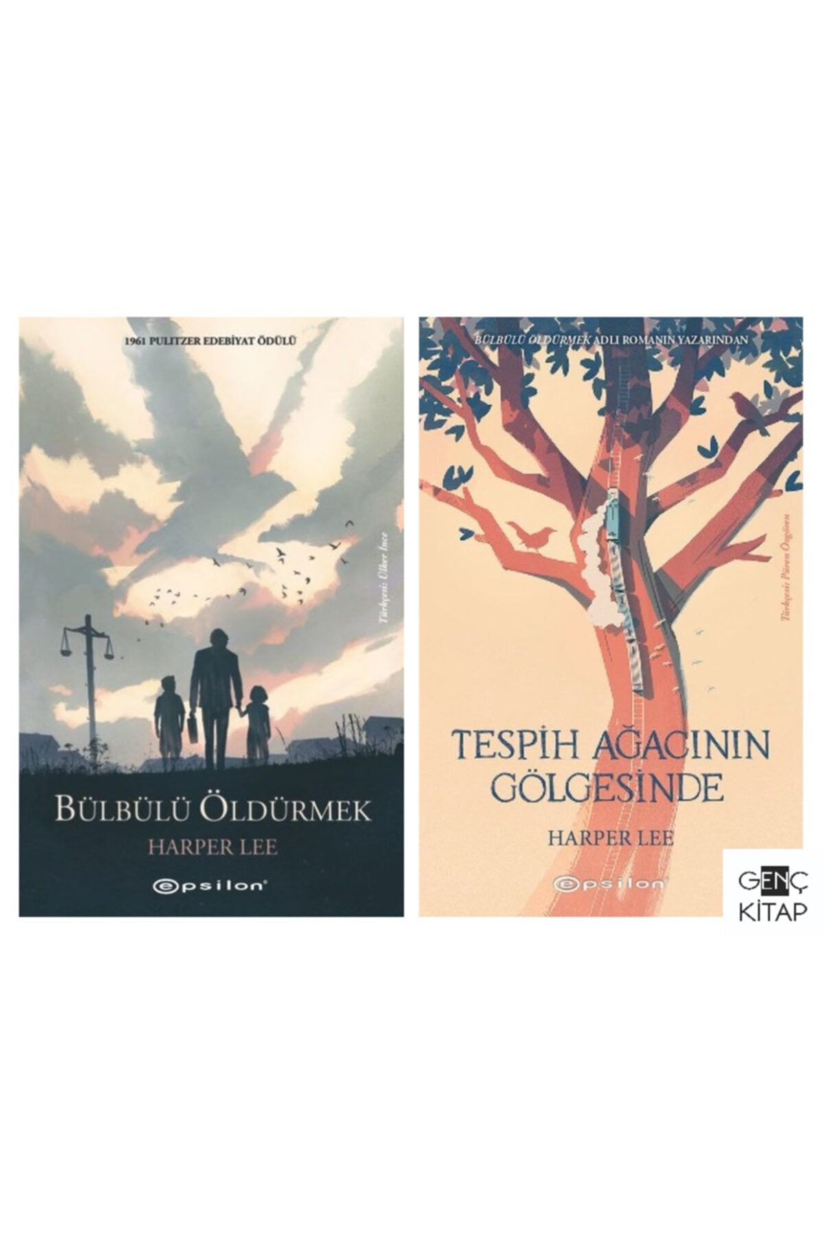 Harper Lee 2 Kitap Set Bülbülü Öldürmek Tespih Ağacının Gölgesinde Yeni Baskılar