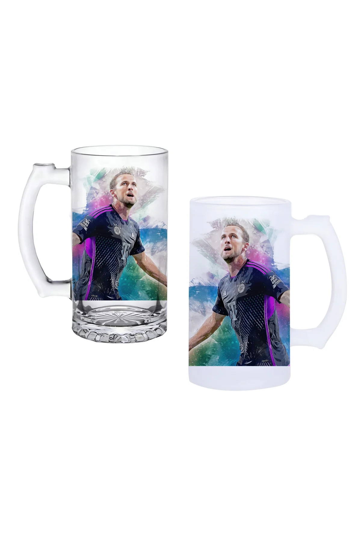 Harry Kane Kulplu Bira Bardağı Buzlu veya Şeffaf Seçenekli 097