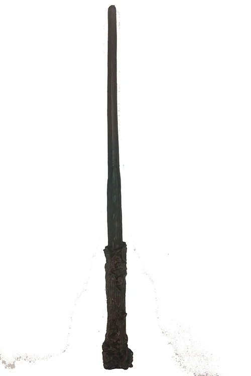 Harry Potter Asa ve Gözlük Seti – 35 cm Siyah Çerçeveli Büyücü Kostüm Aksesuarı