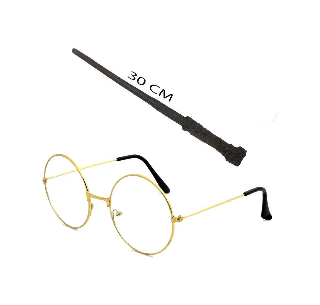 Harry Potter Asası 30 Cm Ve Harry Potter Gözlüğü Seti