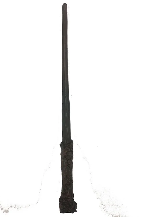 Harry Potter Asası 30 cm ve Siyah Çerçeveli Harry Potter Gözlüğü Seti