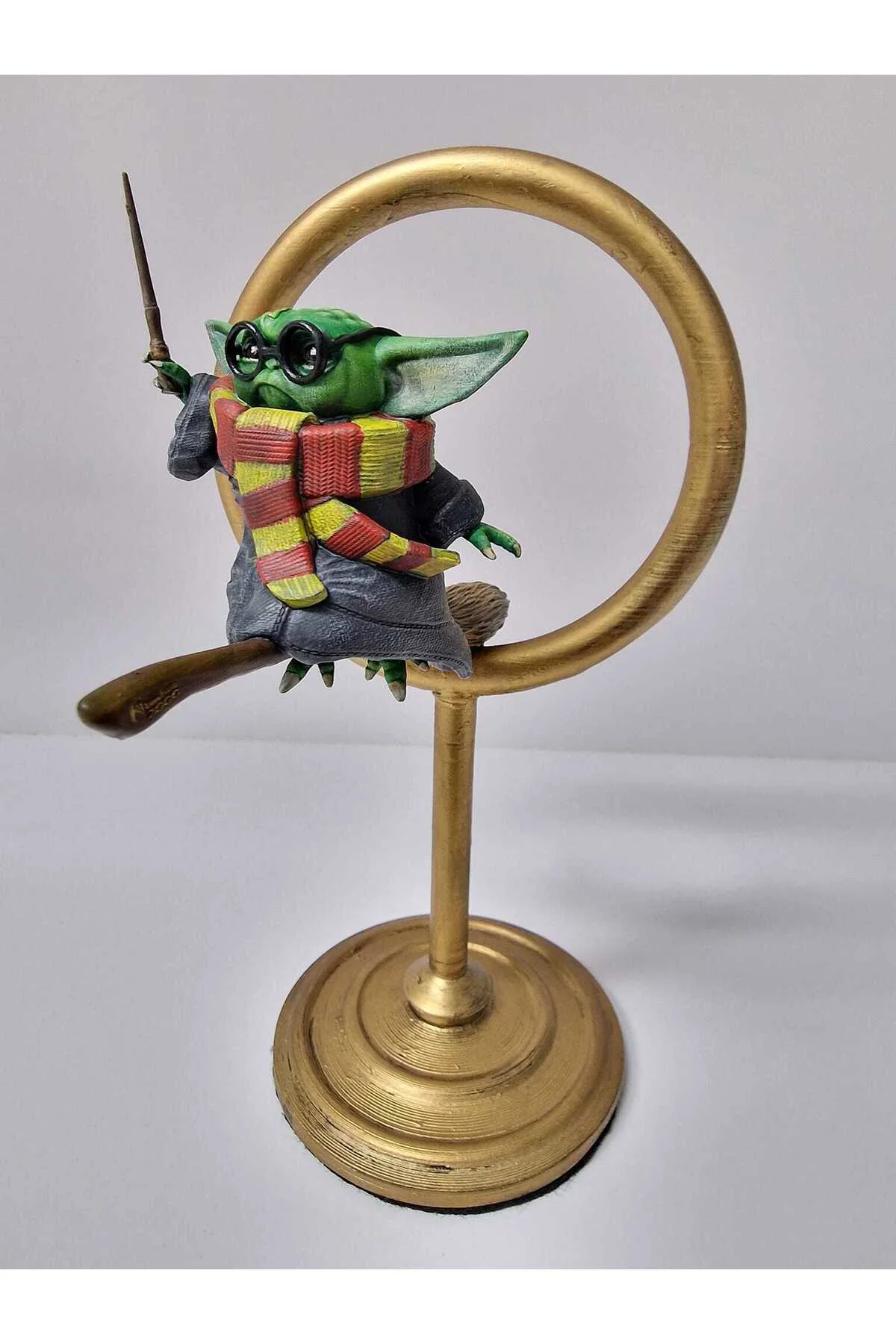 Harry Potter Grogu Figür Starwars Grogu Quidditch Figür Büyük Boy 20cm