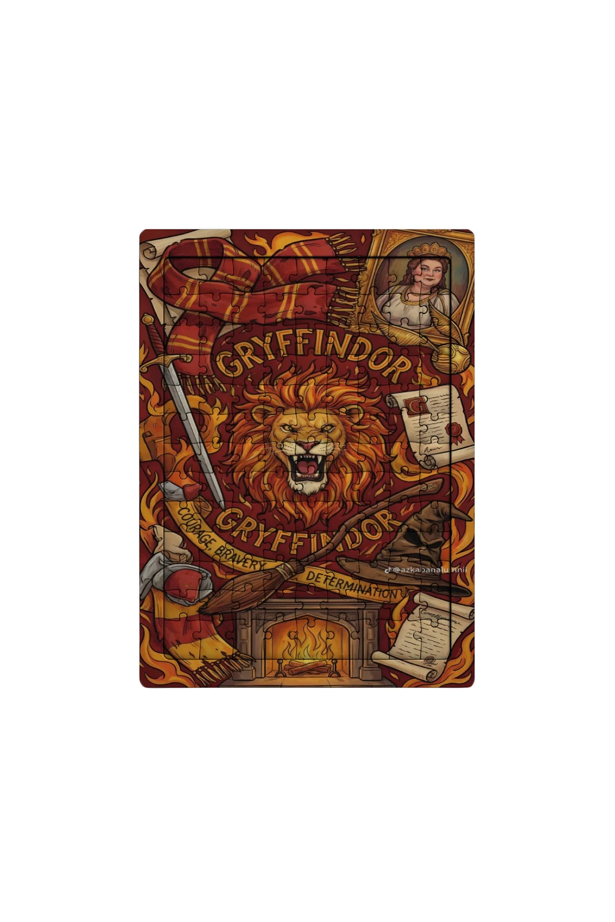 Harry Potter Gryffindor 99 Parça Ayaklı Puzzle – Dekoratif Çocuk Yapbozu 010