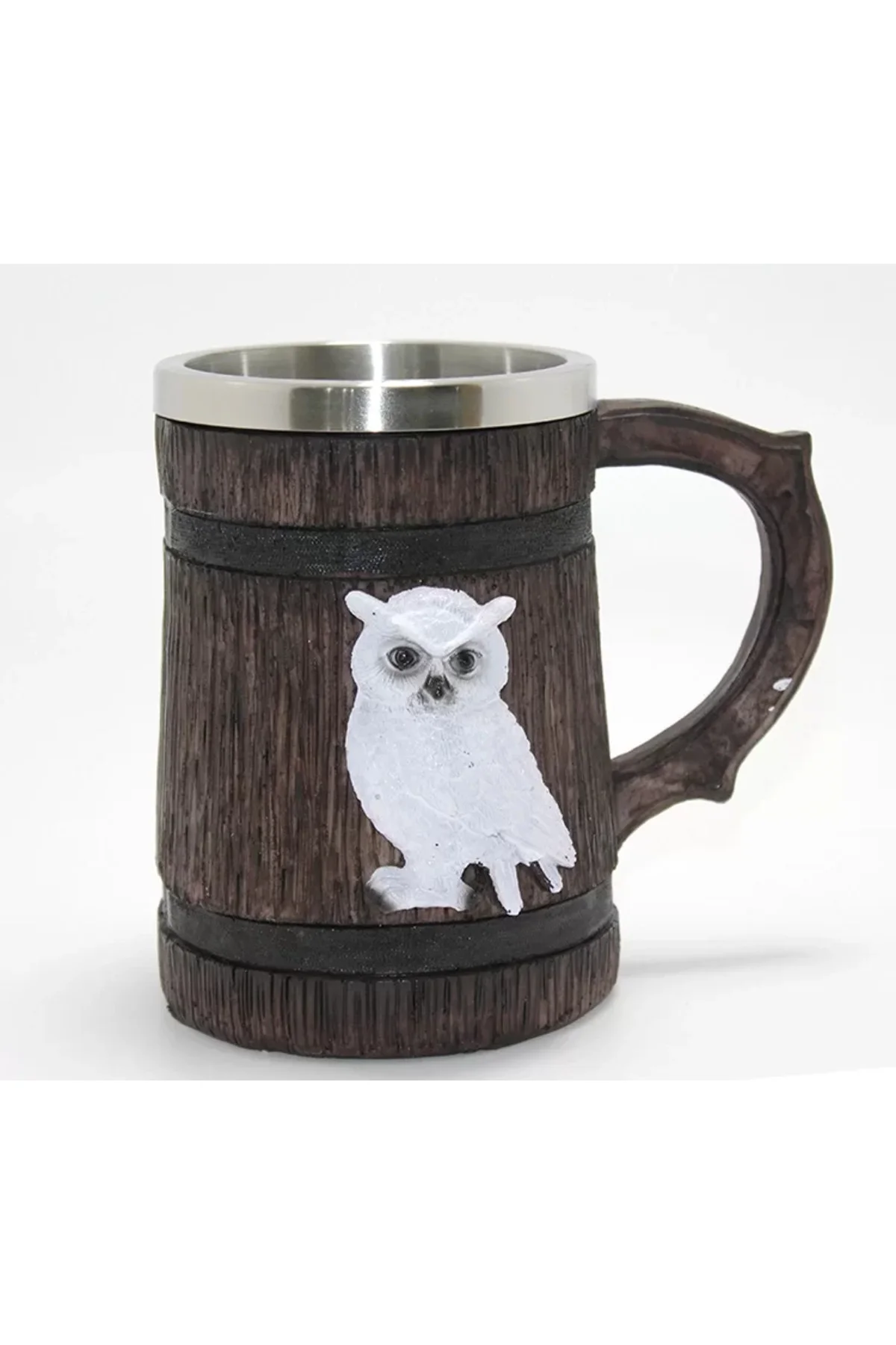 Harry Potter Hedwig Temalı 3d Kabartmalı Çelik Kupa Bardak Alk437