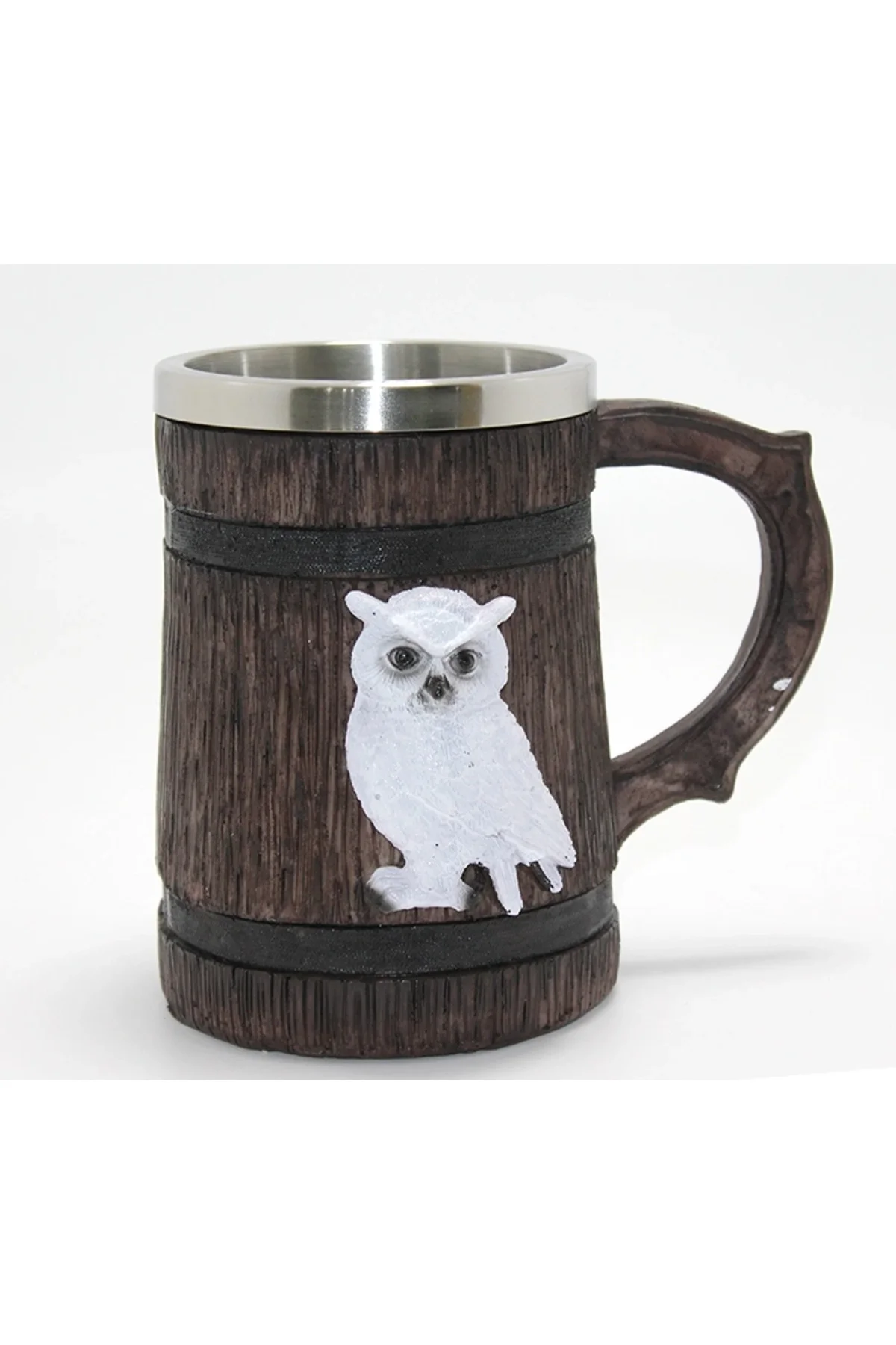 Harry Potter Hedwig Temalı 3d Kabartmalı Çelik Kupa Bardak Alk4378