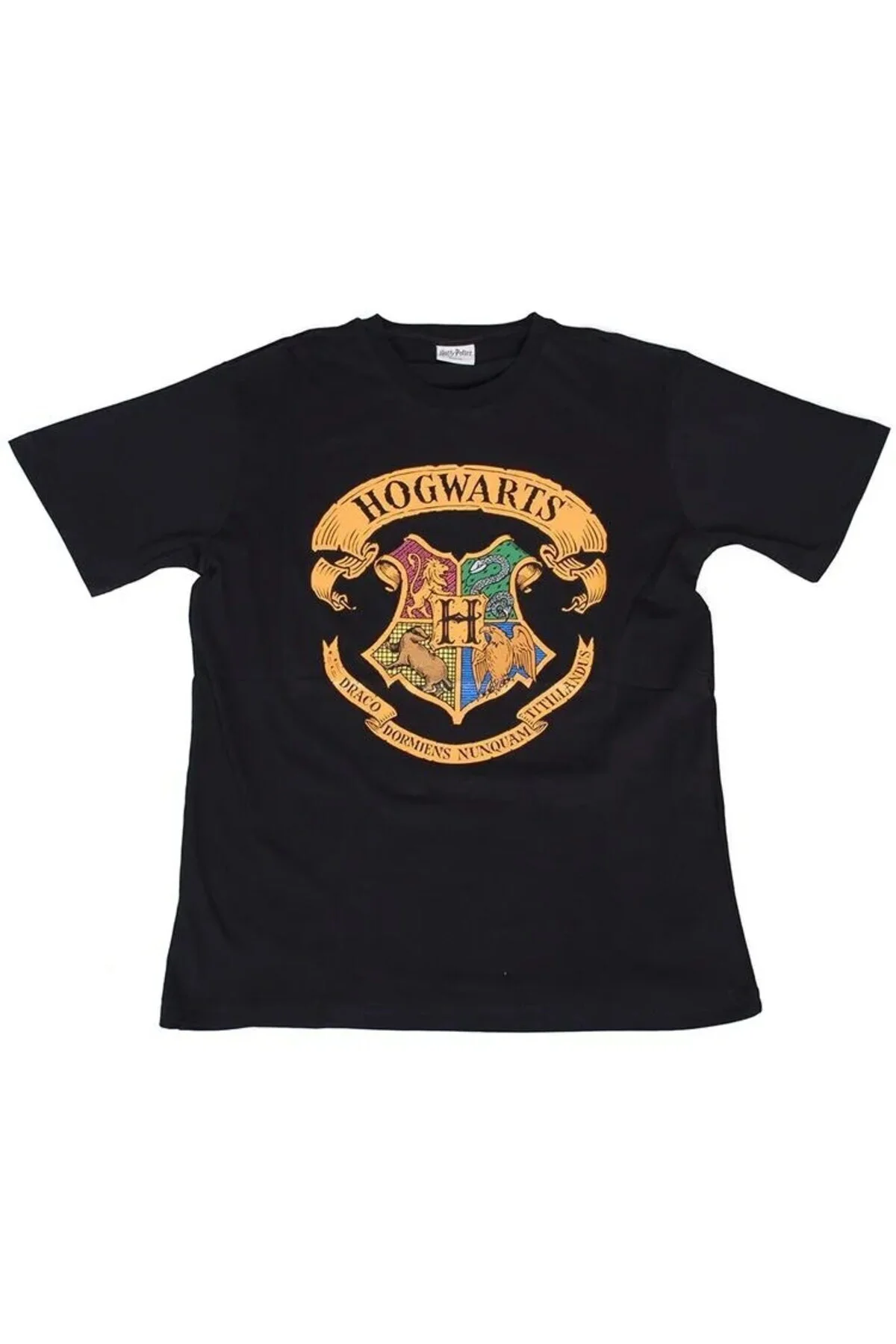 Harry Potter Hogwarts Tişört Siyah