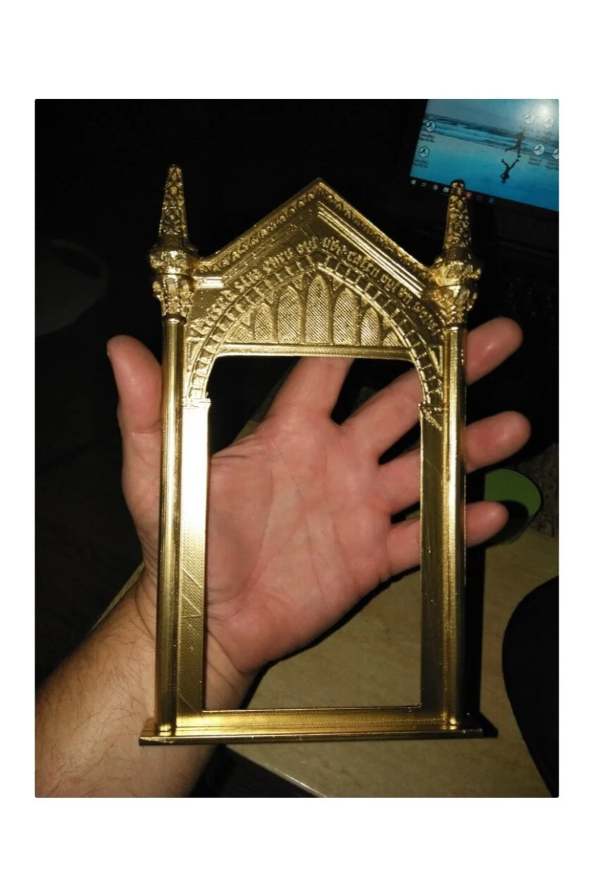 Harry Potter Kelid Aynası Mirror Of Erised Felsefe Taşı Büyük Boy