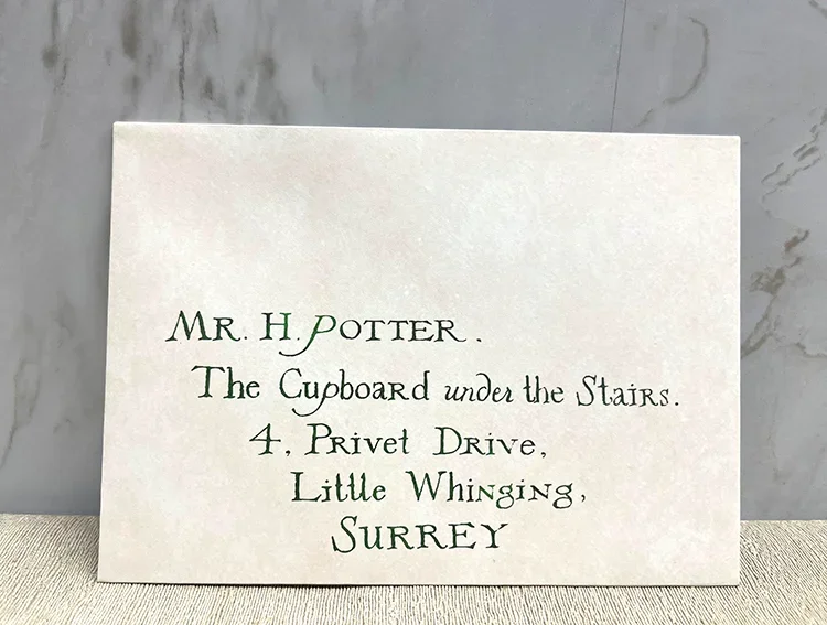 Harry Potter Temalı Davet Mektubu 10'lu Set Harry Potter Temalı Davet Mektubu 10'lu Set