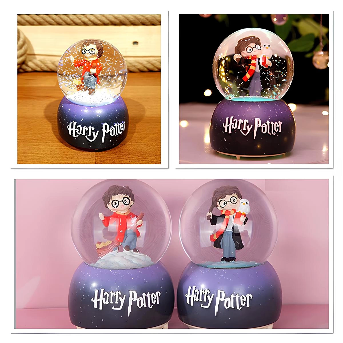 Just Cheap Store Harry Potter Üflemeli İşikli Müzikli Kar Küresi Orta Boy Alk3119