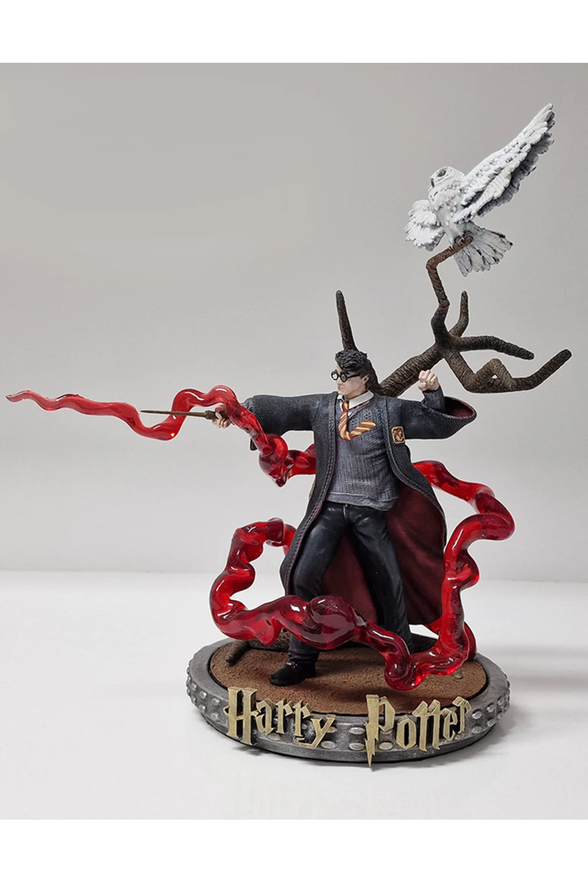 Harry Potter ve Baykuş Figür Harry Potter 4K ULTRA HD Boyalı Figür Büyük Boy