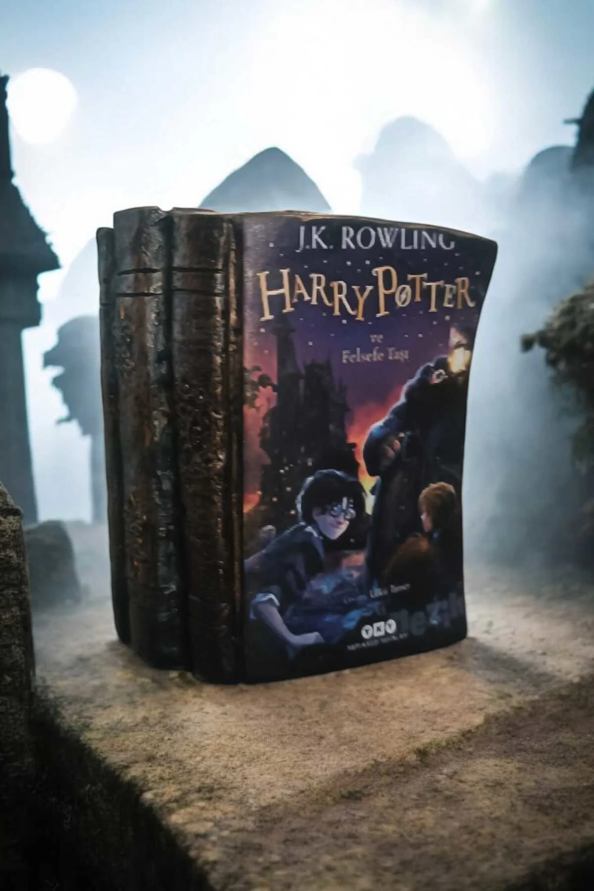 Harry Potter ve Felsefe Taşı Kitabı Şeklindeki Kalemlik 10x8 cm