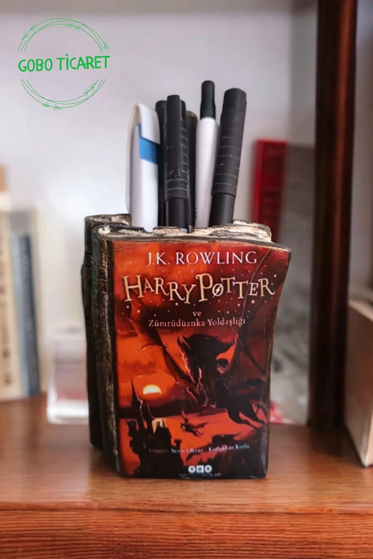Harry Potter ve Zümrüdüanka Yoldaşlığı Kitabı Şeklindeki Kalemlik