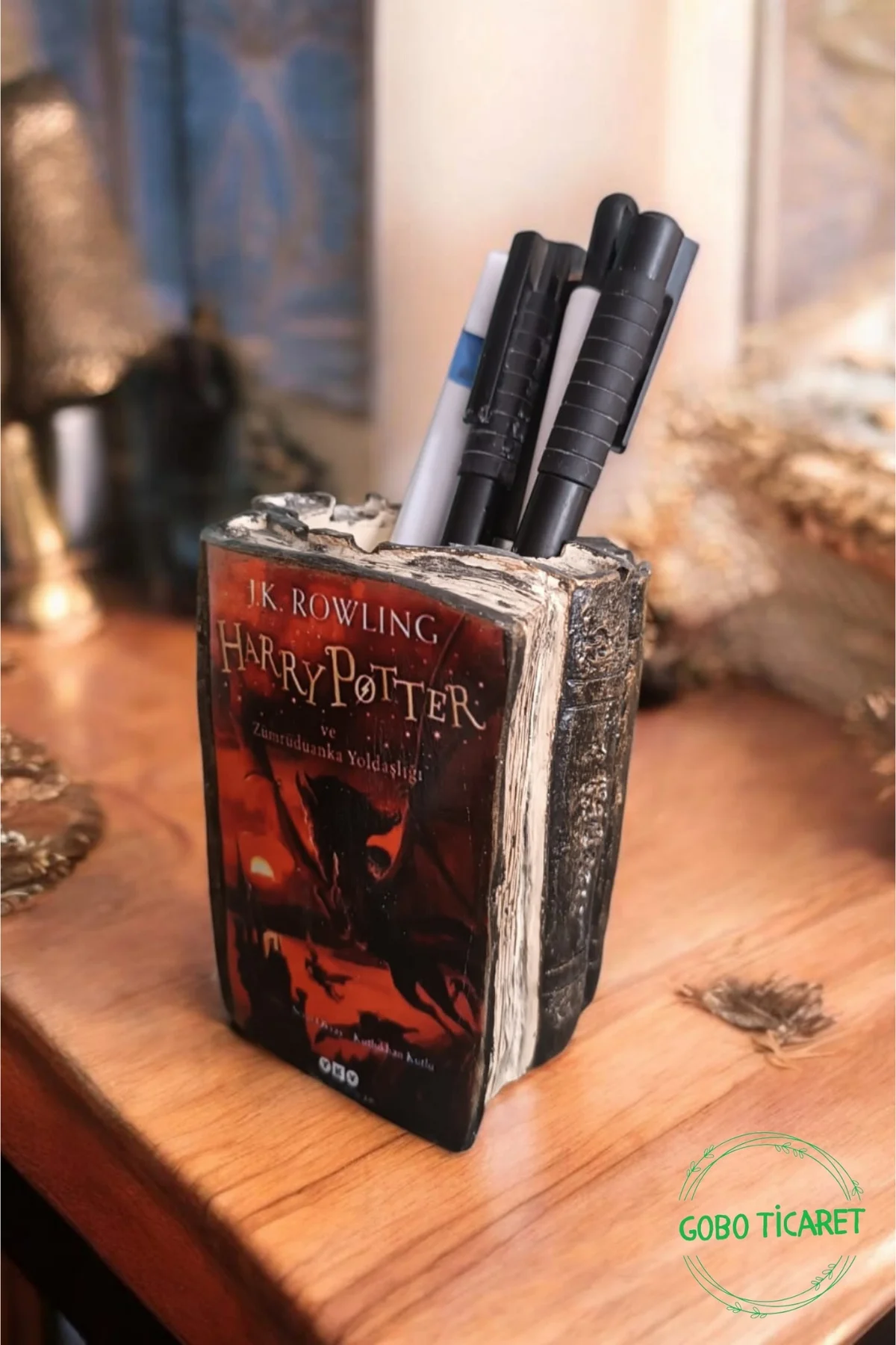 Harry Potter ve Zümrüdüanka Yoldaşlığı Kitabı Şeklindeki Kalemlik