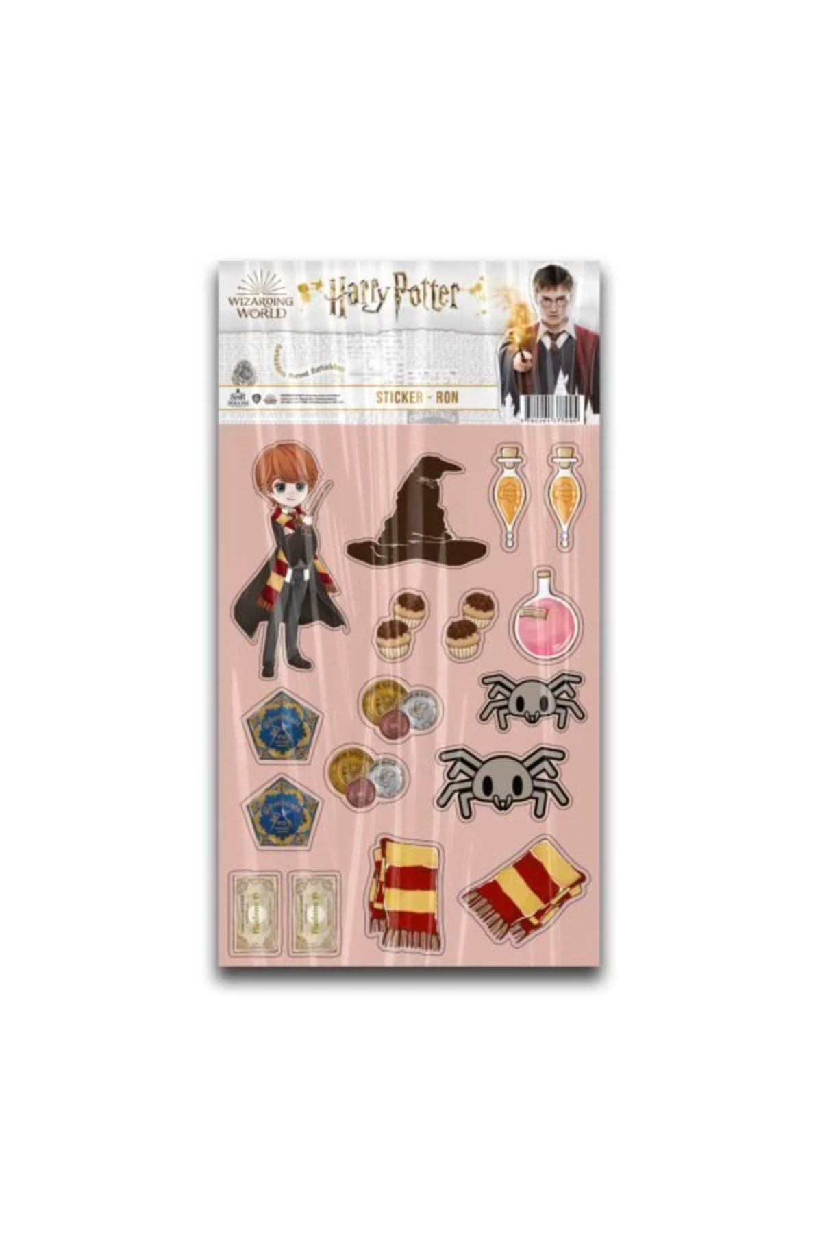 Harry Potter Wizarding World Ron Weasley Karakter Tema Çıkartma S