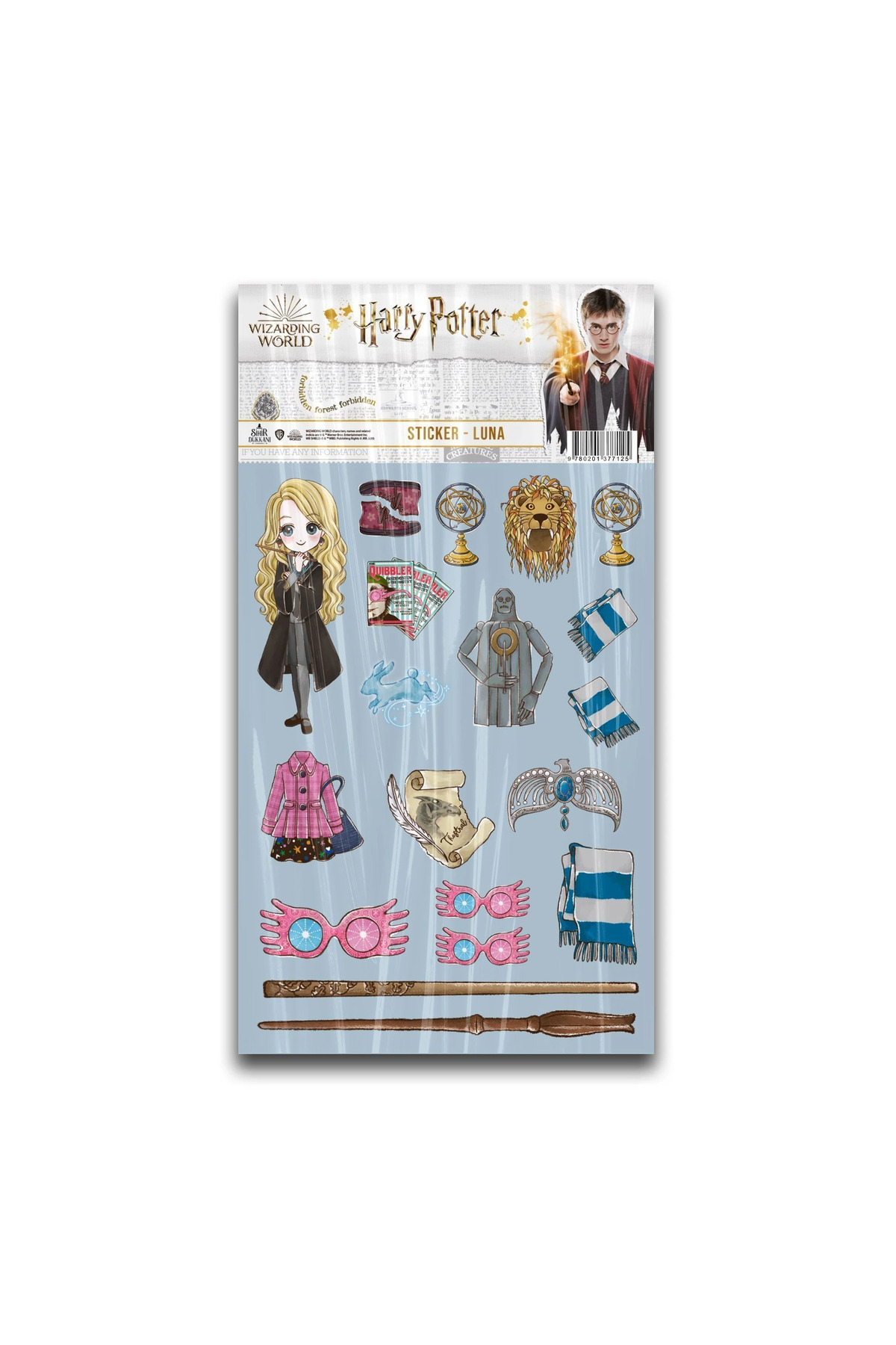 Harry Potter Wizarding World Luna Lovegood Karakter Tema Çıkartma