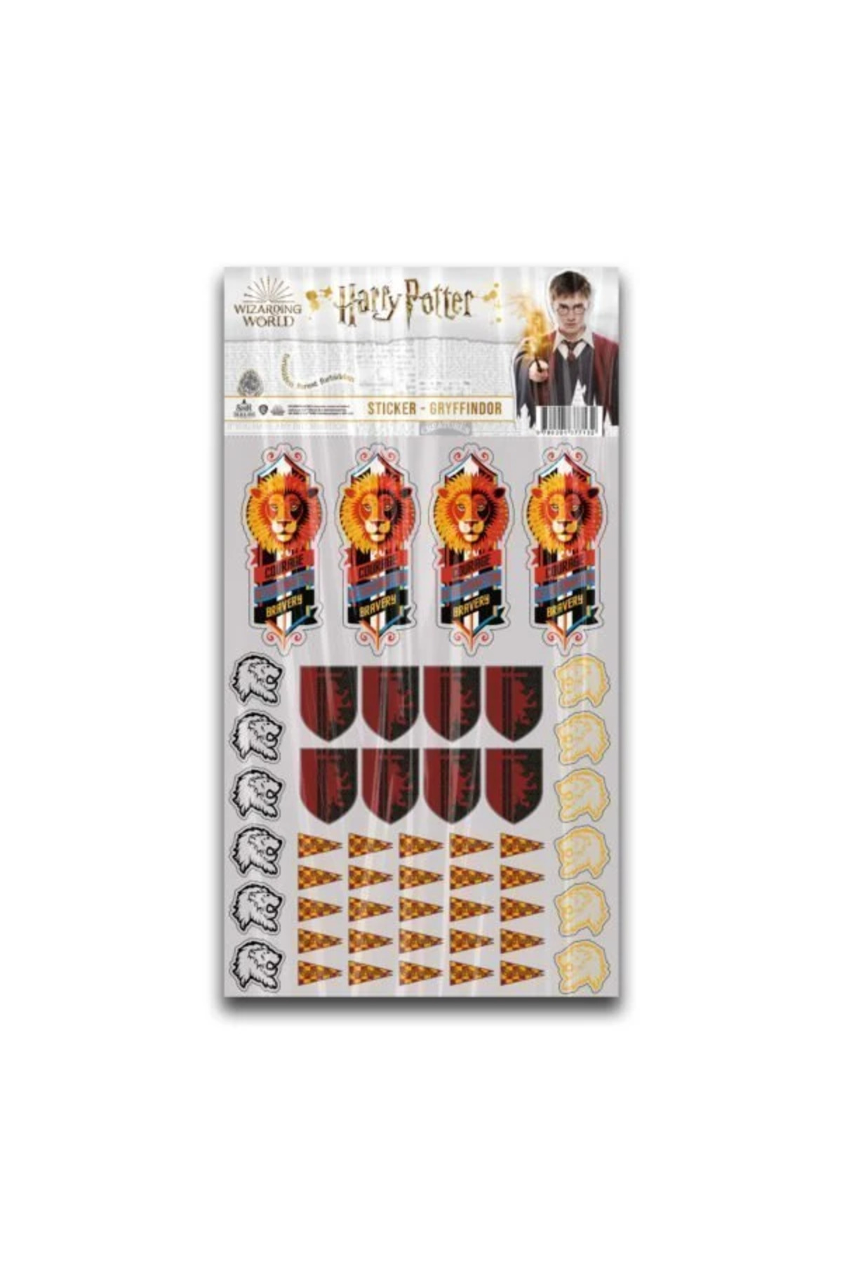 Harry Potter Wizarding World Gryffindor Tema Çıkartma Seti