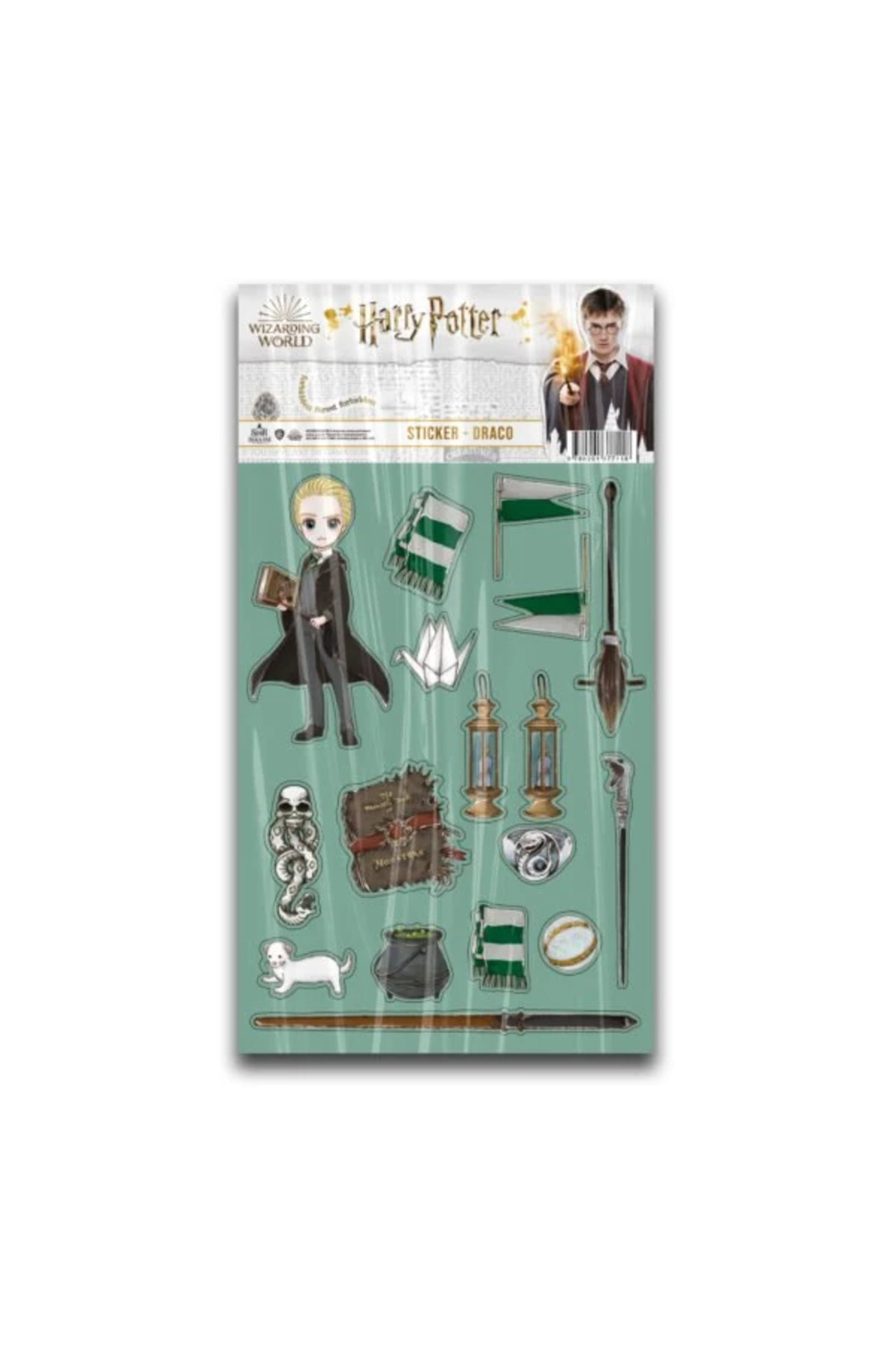 Harry Potter Wizarding World Draco Malfoy Karakter Tema Çıkartma 