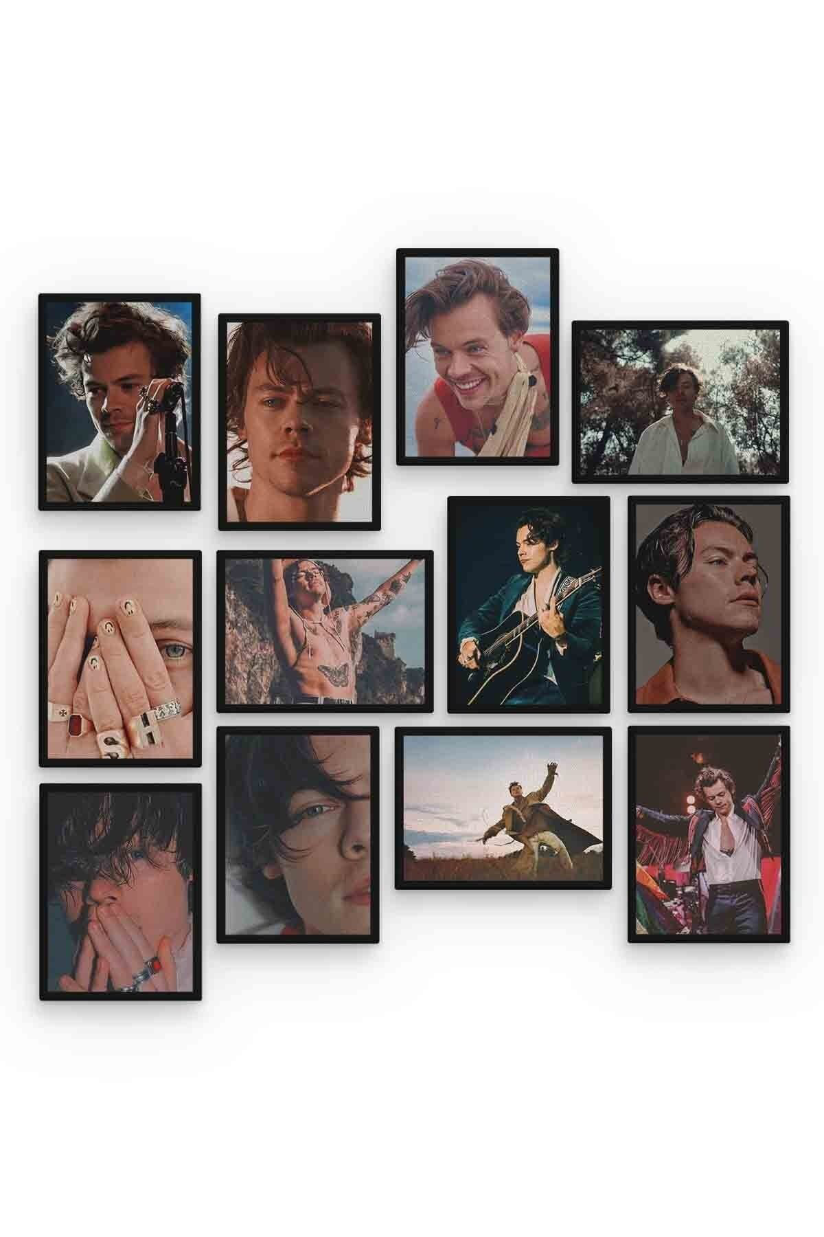 Harry Styles 12 Parça Mdf (ahşap) Tablo Ofis Boyu 
