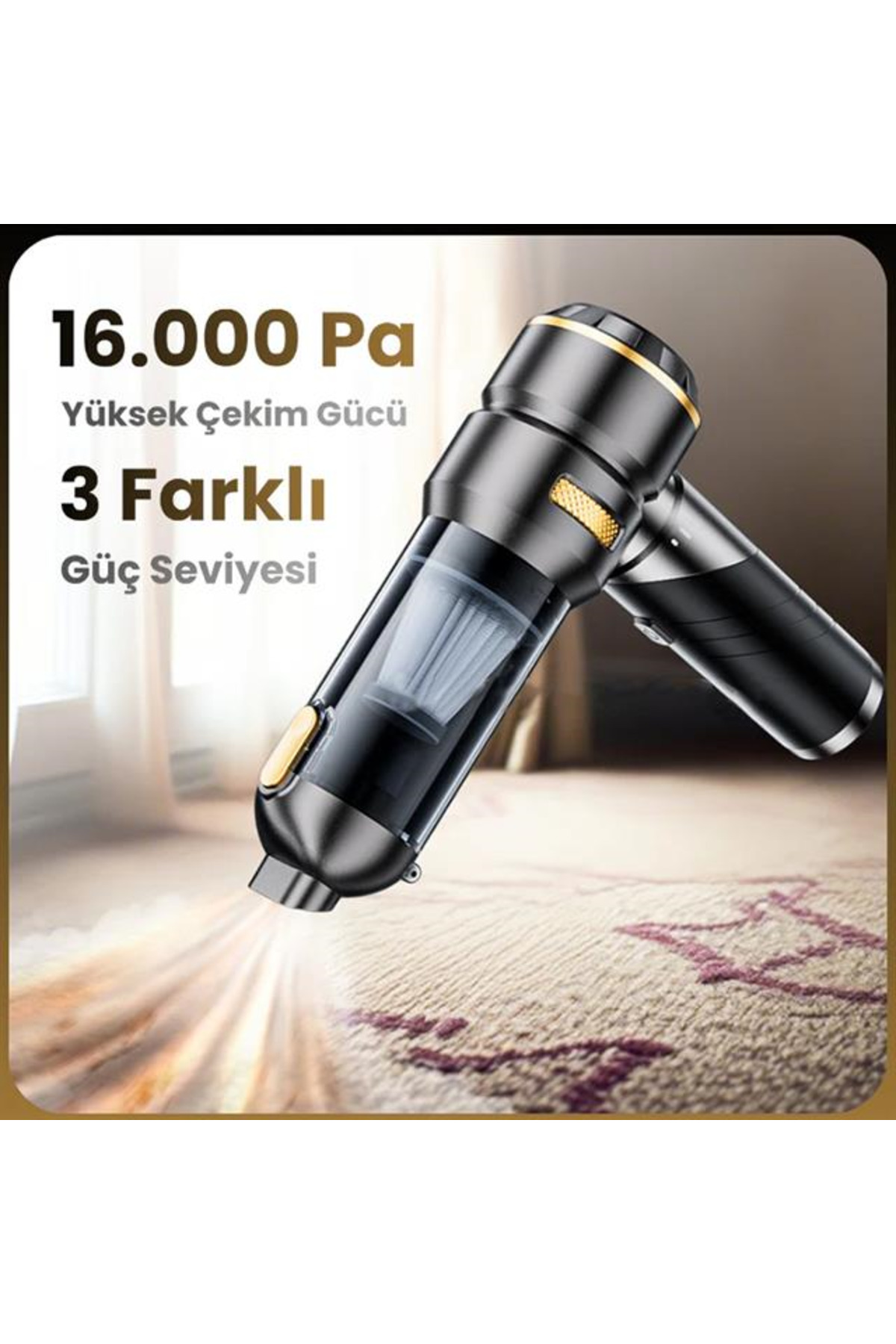 Harvox Ev Ve Araç Süpürgesi HXVC-002 18.000PA 6000Mah