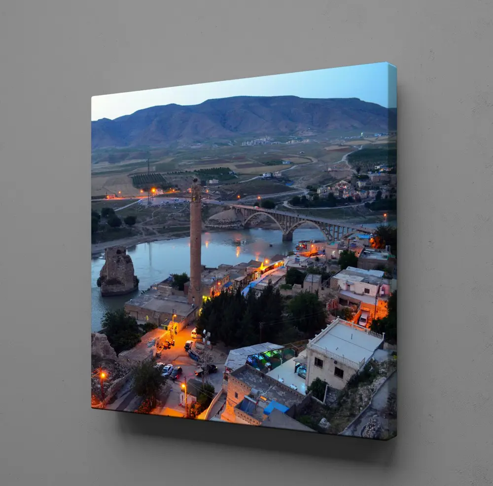 HASANKEYF MANZARASI KANVAS TABLO