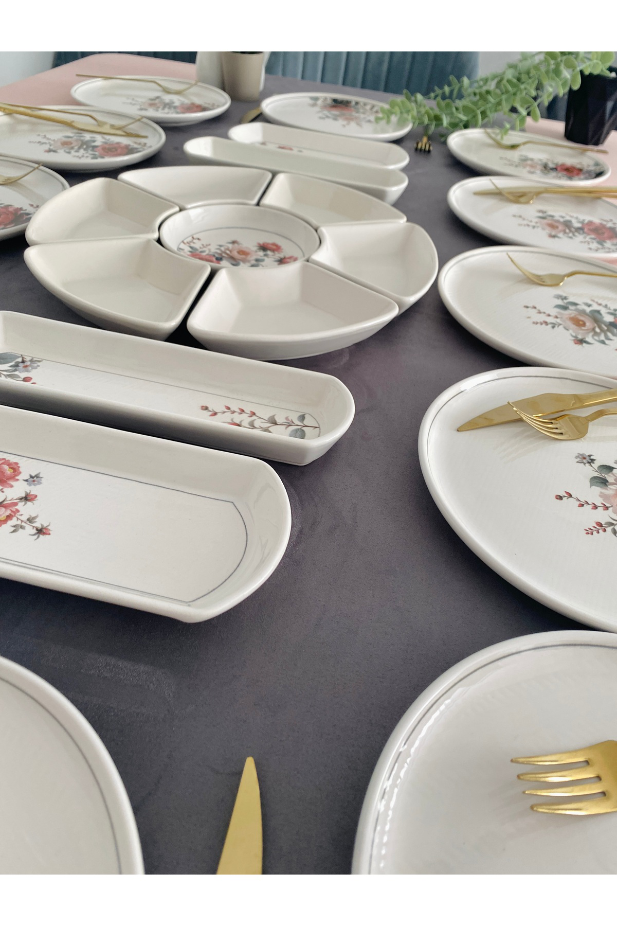 Hasbahçe 12 Kişilik 23 Parça kahvaltı Takımı