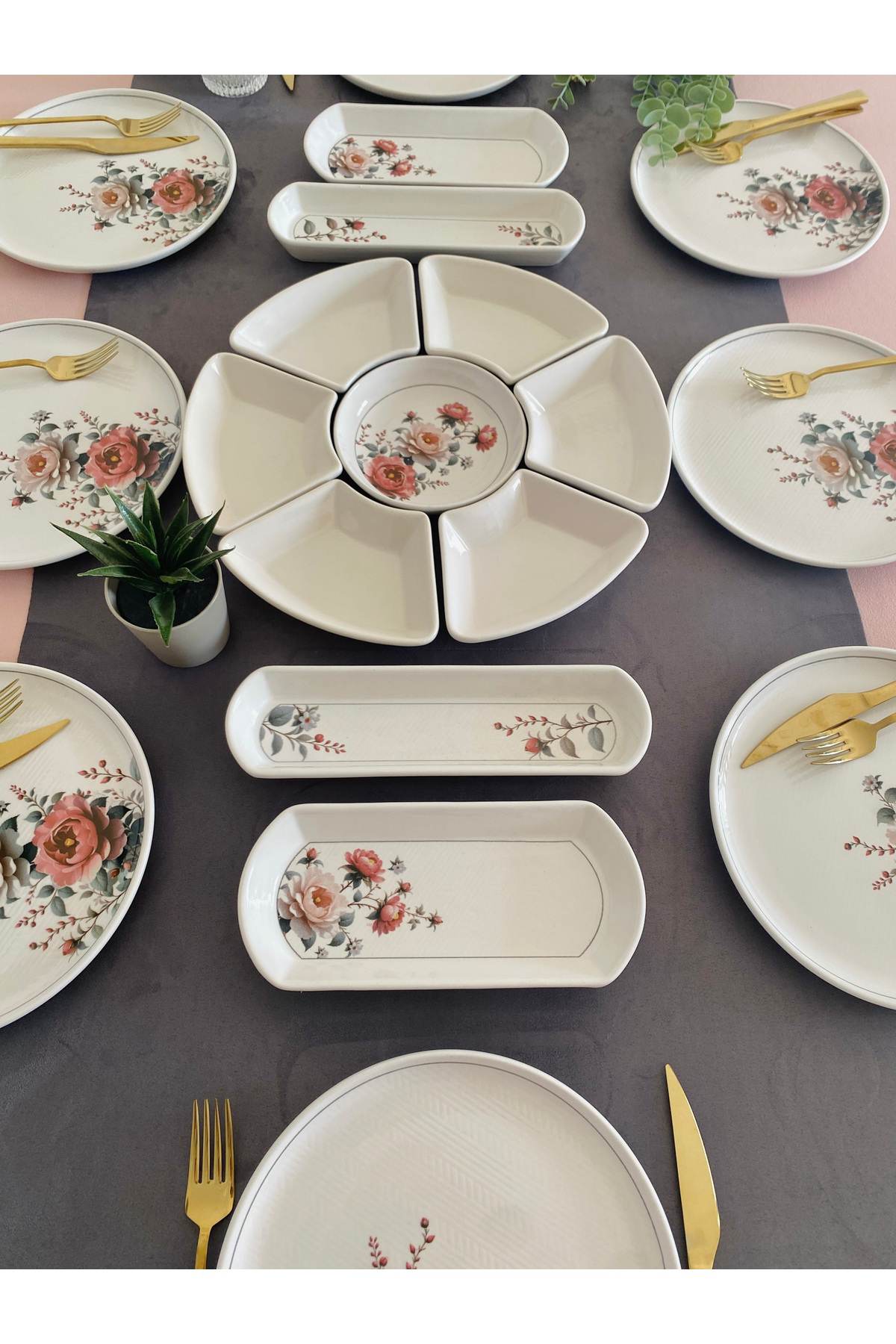 Hasbahçe 8 Kişilik 19 Parça Kahvaltı Takımı