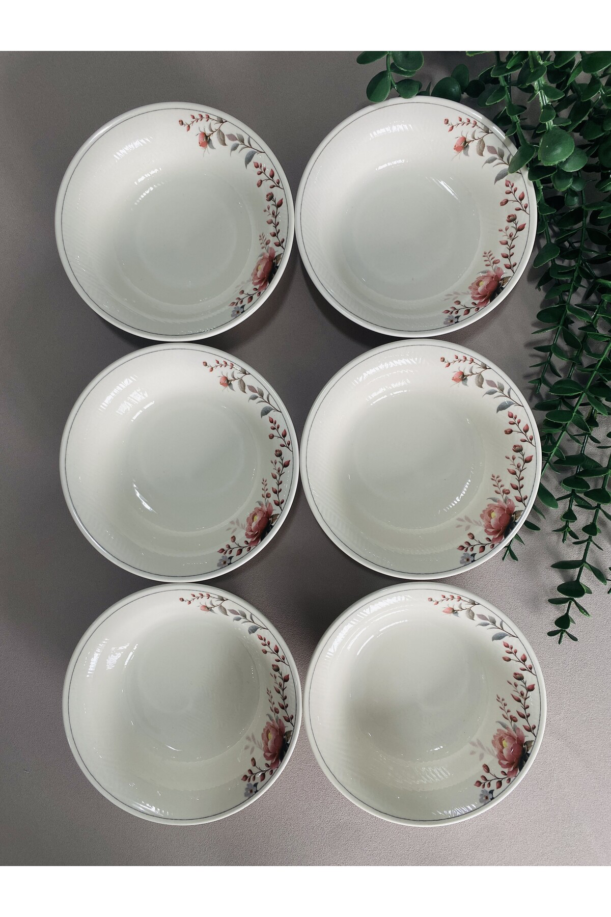 Hasbahçe Model 6 Adet Çorba Kasesi