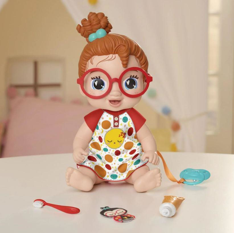 HASBRO BABY ALIVE F9965 UYKUCU BEBEGIM KIZIL-2