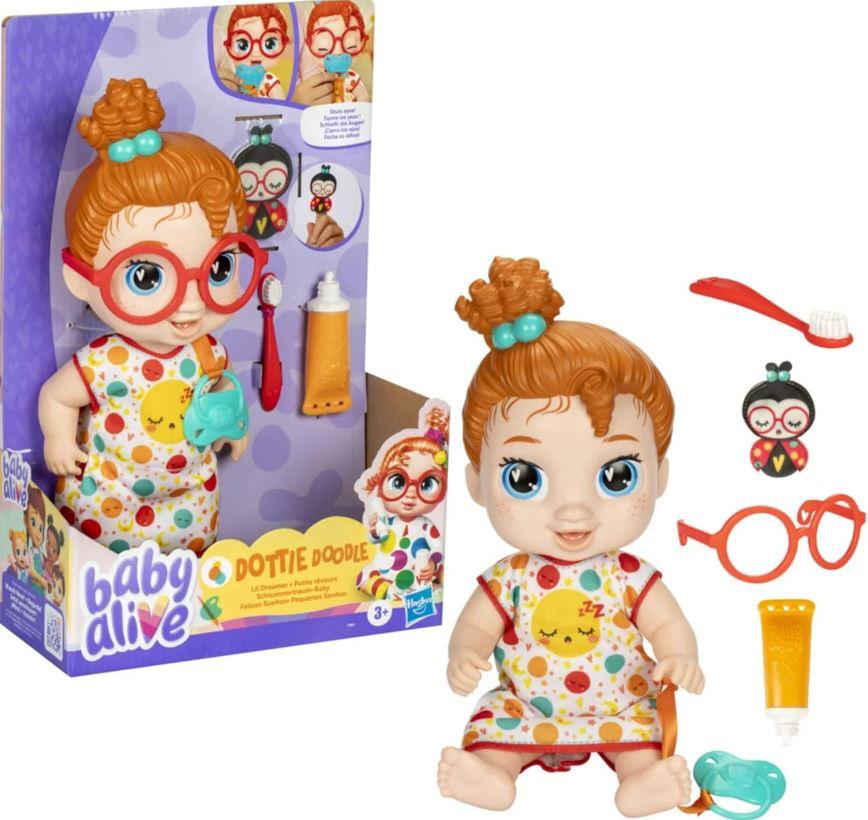 HASBRO BABY ALIVE F9965 UYKUCU BEBEGIM KIZIL-2