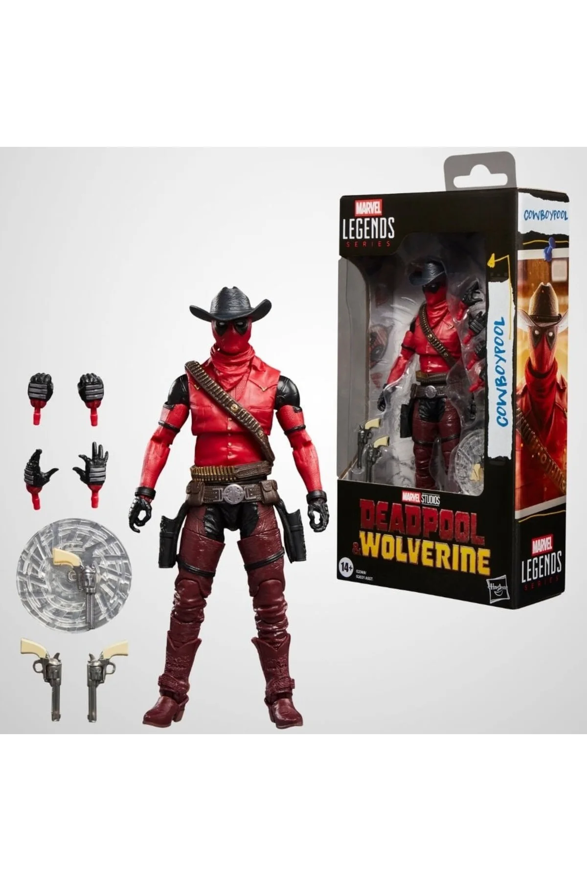 Hasbro Marvel Legends Cowboypool, Deadpool & Wolverine Aksiyon Fi