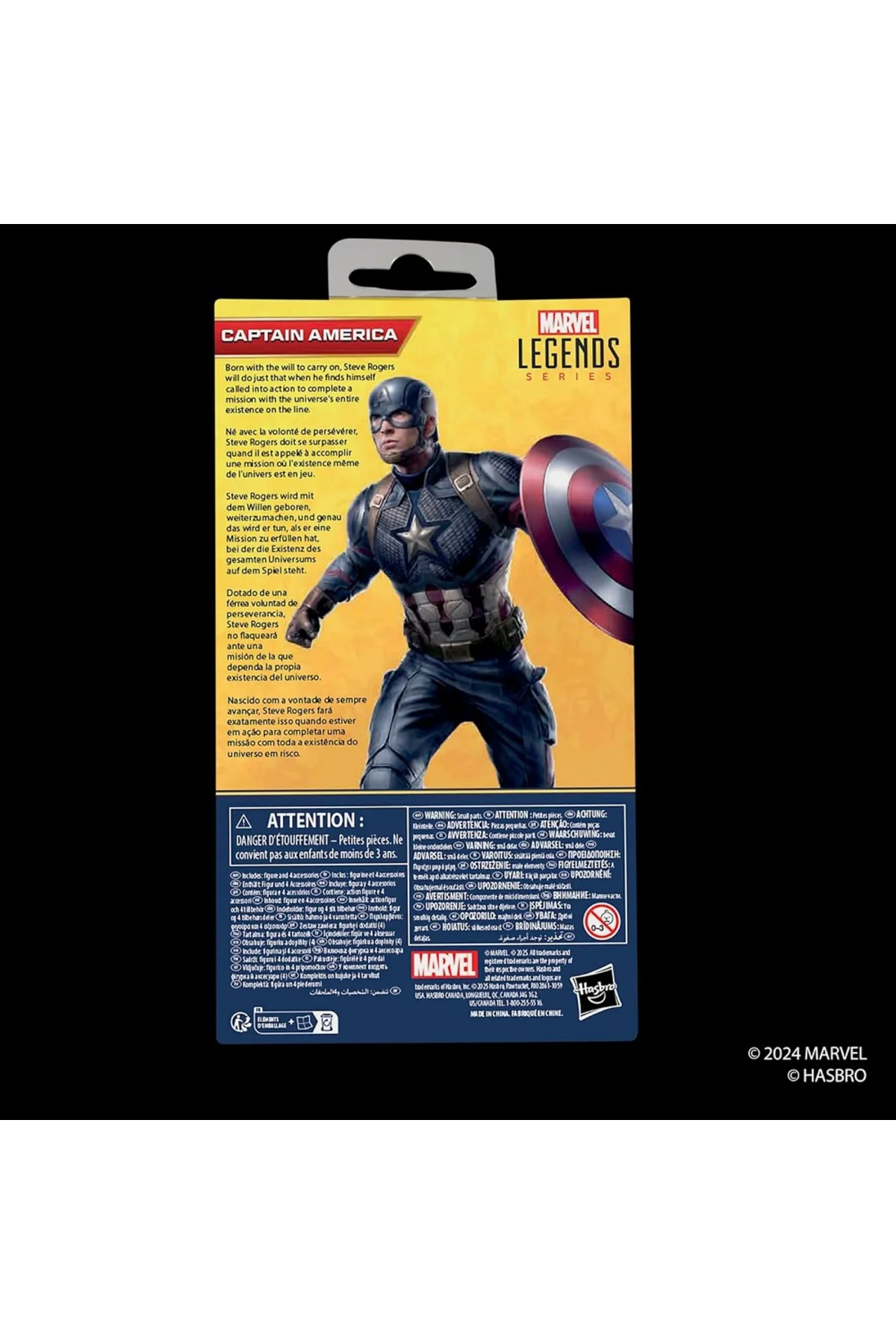 Hasbro Marvel Legends Series Captain America Aksiyon Figürü, Aven