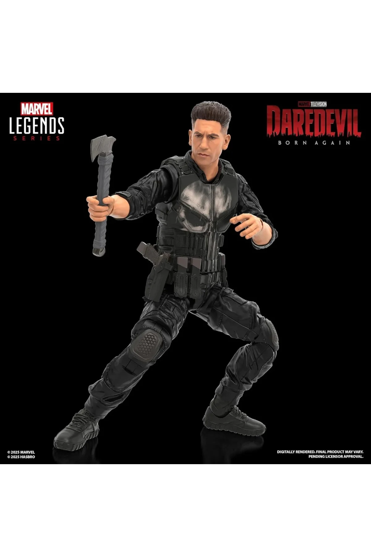 Hasbro Marvel Legends Punisher (Daredevil: Born Again) Aksiyon Fi