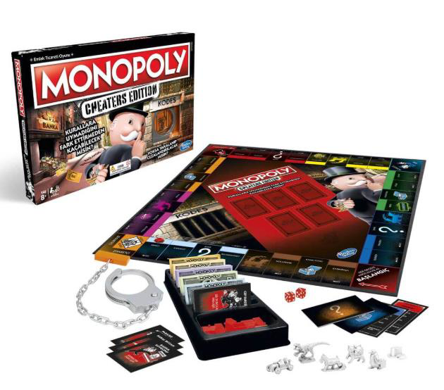 HASBRO OYUN E1871 MONOPOLY CHEATER'S EDITION-6