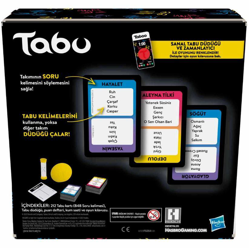 HASBRO OYUN F5254 TENİ TABU 3-3