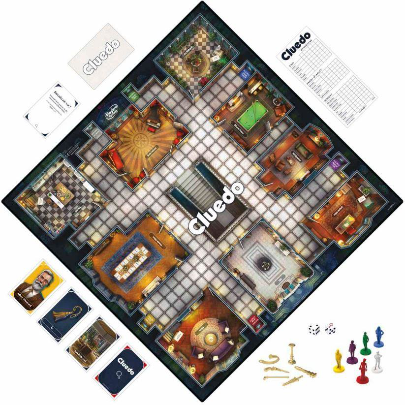 HASBRO OYUN F6420 CLUE CLUEDO CLASSIC REFRESH-6