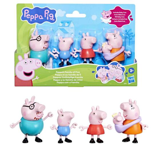 HASBRO PEPPA PIG G0506 PEPAS FAMILY PACK-4