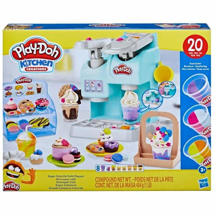 Play Doh Hasbro Playdoh F5836 Super Colorful Cafe Set-2