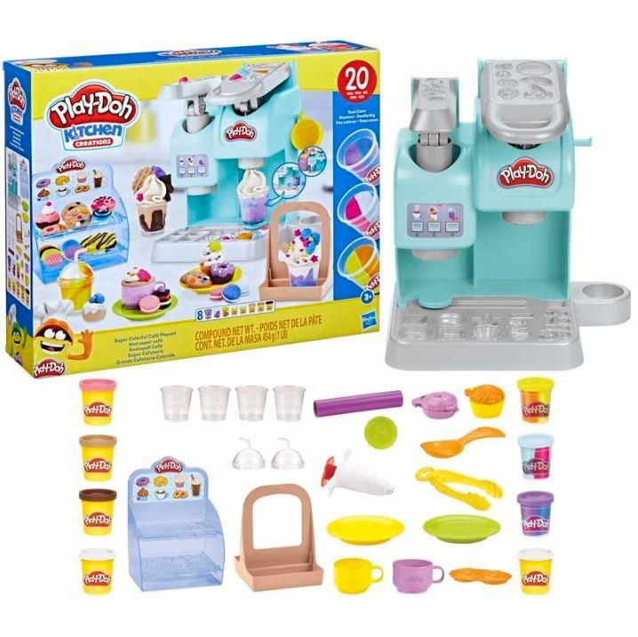 Play Doh Hasbro Playdoh F5836 Super Colorful Cafe Set-2